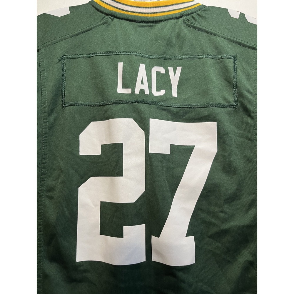NIKE NFL Green Bay Packers On Field Football Jersey Green Size L Youth
